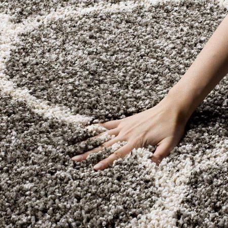 Classic Grey Shaggy Hall Rug